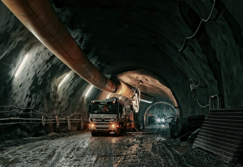 Costruzione sotterranea.